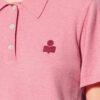 Althea Cotton and Wool Blend Knit Polo with Logo Althea Cotton and Wool Blend Knit Polo with Logo