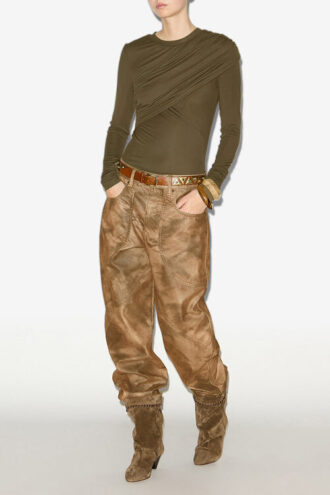 Dressi Draped Jersey Top