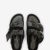 Lennyo Bow Leather Sandals Lennyo Bow Leather Sandals